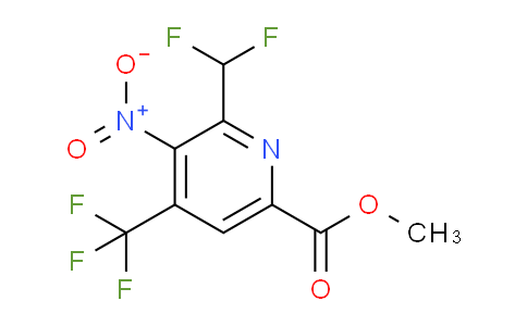 AM67856 | 1361785-40-1 | Methyl 2-(difluoromethyl)-3-nitro-4-(trifluoromethyl)pyridine-6-carboxylate