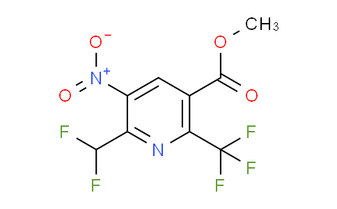 AM67858 | 1361885-85-9 | Methyl 2-(difluoromethyl)-3-nitro-6-(trifluoromethyl)pyridine-5-carboxylate
