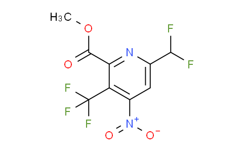 AM67860 | 1361499-01-5 | Methyl 6-(difluoromethyl)-4-nitro-3-(trifluoromethyl)pyridine-2-carboxylate