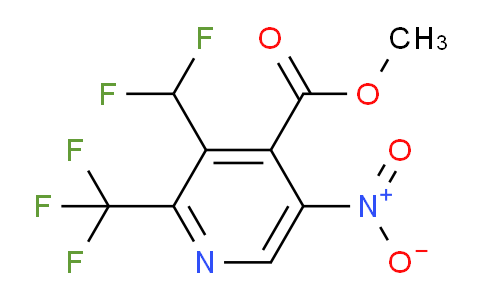 AM67861 | 1361769-51-8 | Methyl 3-(difluoromethyl)-5-nitro-2-(trifluoromethyl)pyridine-4-carboxylate