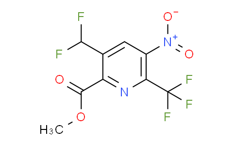 AM67863 | 1361704-32-6 | Methyl 3-(difluoromethyl)-5-nitro-6-(trifluoromethyl)pyridine-2-carboxylate