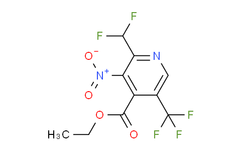 AM67872 | 1361463-25-3 | Ethyl 2-(difluoromethyl)-3-nitro-5-(trifluoromethyl)pyridine-4-carboxylate