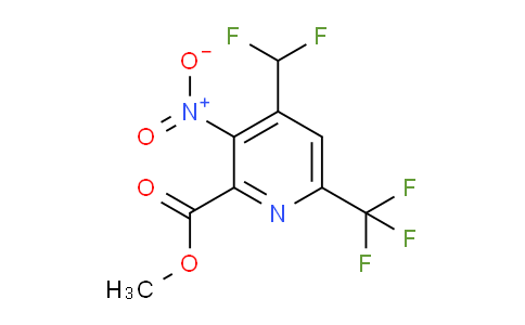 AM67873 | 1361855-68-6 | Methyl 4-(difluoromethyl)-3-nitro-6-(trifluoromethyl)pyridine-2-carboxylate