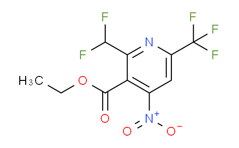 AM67878 | 1361816-73-0 | Ethyl 2-(difluoromethyl)-4-nitro-6-(trifluoromethyl)pyridine-3-carboxylate