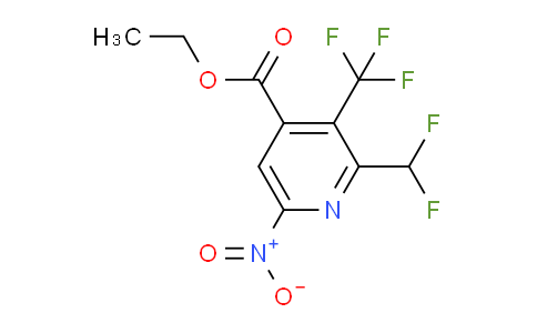 AM67882 | 1361855-81-3 | Ethyl 2-(difluoromethyl)-6-nitro-3-(trifluoromethyl)pyridine-4-carboxylate