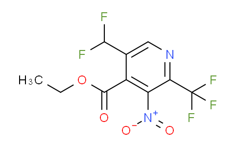AM67894 | 1361855-96-0 | Ethyl 5-(difluoromethyl)-3-nitro-2-(trifluoromethyl)pyridine-4-carboxylate