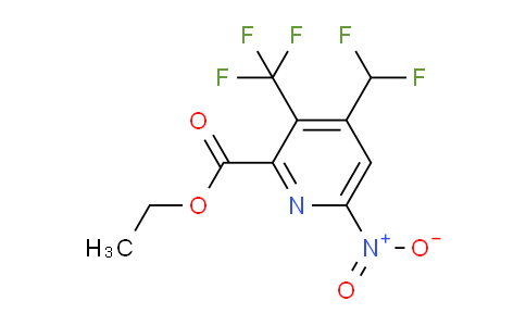 AM67901 | 1361918-24-2 | Ethyl 4-(difluoromethyl)-6-nitro-3-(trifluoromethyl)pyridine-2-carboxylate