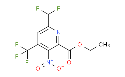 AM67903 | 1361463-26-4 | Ethyl 6-(difluoromethyl)-3-nitro-4-(trifluoromethyl)pyridine-2-carboxylate