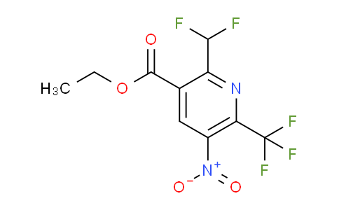AM67904 | 1361831-79-9 | Ethyl 2-(difluoromethyl)-5-nitro-6-(trifluoromethyl)pyridine-3-carboxylate
