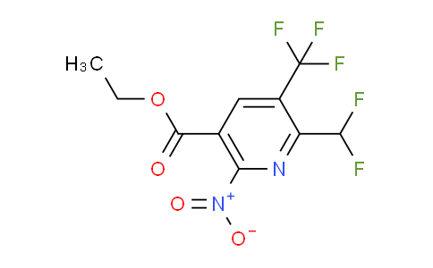 AM67905 | 1361704-62-2 | Ethyl 2-(difluoromethyl)-6-nitro-3-(trifluoromethyl)pyridine-5-carboxylate