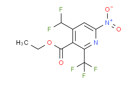 AM67906 | 1361901-52-1 | Ethyl 4-(difluoromethyl)-6-nitro-2-(trifluoromethyl)pyridine-3-carboxylate