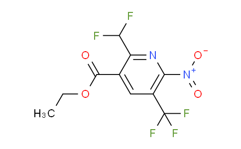 AM67908 | 1361816-77-4 | Ethyl 2-(difluoromethyl)-6-nitro-5-(trifluoromethyl)pyridine-3-carboxylate