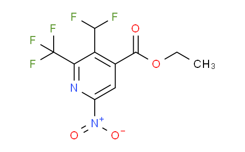 AM67911 | 1361856-02-1 | Ethyl 3-(difluoromethyl)-6-nitro-2-(trifluoromethyl)pyridine-4-carboxylate