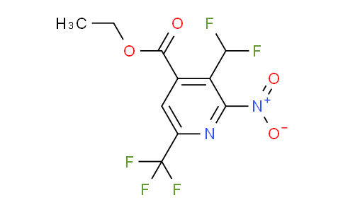 AM67915 | 1361888-17-6 | Ethyl 3-(difluoromethyl)-2-nitro-6-(trifluoromethyl)pyridine-4-carboxylate