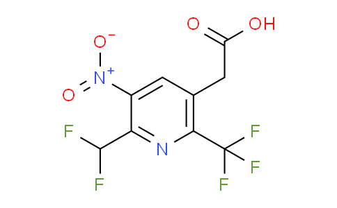 AM67916 | 1361901-63-4 | 2-(Difluoromethyl)-3-nitro-6-(trifluoromethyl)pyridine-5-acetic acid