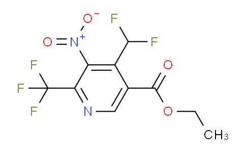 AM67934 | 1361769-99-4 | Ethyl 4-(difluoromethyl)-3-nitro-2-(trifluoromethyl)pyridine-5-carboxylate
