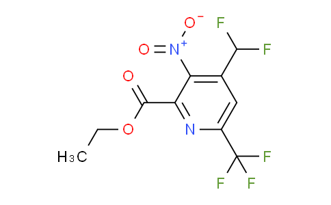 AM67938 | 1361784-62-4 | Ethyl 4-(difluoromethyl)-3-nitro-6-(trifluoromethyl)pyridine-2-carboxylate