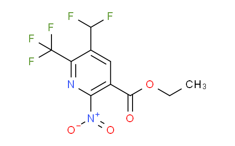 AM67944 | 1361463-39-9 | Ethyl 3-(difluoromethyl)-6-nitro-2-(trifluoromethyl)pyridine-5-carboxylate