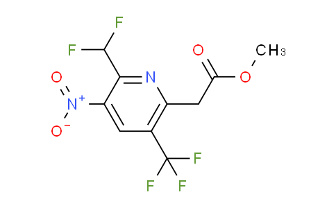 AM67960 | 1361832-48-5 | Methyl 2-(difluoromethyl)-3-nitro-5-(trifluoromethyl)pyridine-6-acetate