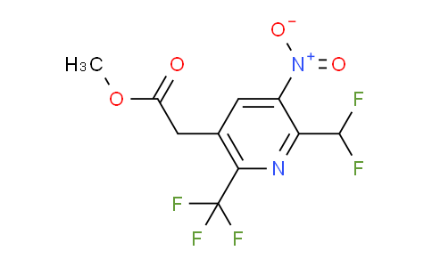 AM67961 | 1361763-83-8 | Methyl 2-(difluoromethyl)-3-nitro-6-(trifluoromethyl)pyridine-5-acetate