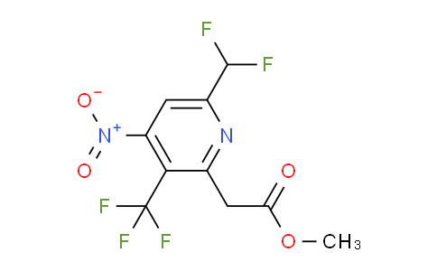 AM67963 | 1361785-02-5 | Methyl 6-(difluoromethyl)-4-nitro-3-(trifluoromethyl)pyridine-2-acetate