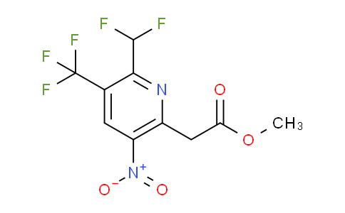AM67965 | 1361879-27-7 | Methyl 2-(difluoromethyl)-5-nitro-3-(trifluoromethyl)pyridine-6-acetate