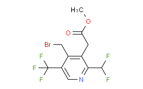 AM67980 | 1361906-60-6 | Methyl 4-(bromomethyl)-2-(difluoromethyl)-5-(trifluoromethyl)pyridine-3-acetate