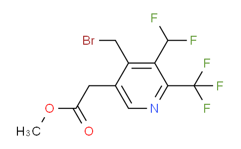 AM67982 | 1361736-63-1 | Methyl 4-(bromomethyl)-3-(difluoromethyl)-2-(trifluoromethyl)pyridine-5-acetate