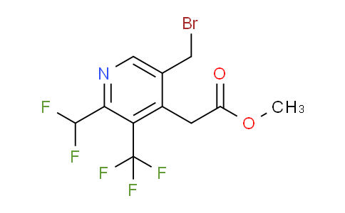 AM67988 | 1361885-19-9 | Methyl 5-(bromomethyl)-2-(difluoromethyl)-3-(trifluoromethyl)pyridine-4-acetate