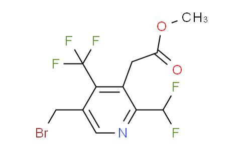 AM67990 | 1361818-83-8 | Methyl 5-(bromomethyl)-2-(difluoromethyl)-4-(trifluoromethyl)pyridine-3-acetate