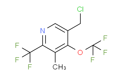 5-(Chloromethyl)-3-methyl-4-(trifluoromethoxy)-2-(trifluoromethyl)pyridine