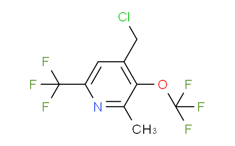 4-(Chloromethyl)-2-methyl-3-(trifluoromethoxy)-6-(trifluoromethyl)pyridine