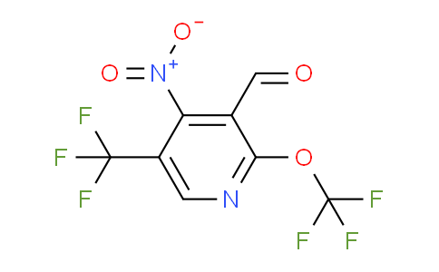 4-Nitro-2-(trifluoromethoxy)-5-(trifluoromethyl)pyridine-3-carboxaldehyde