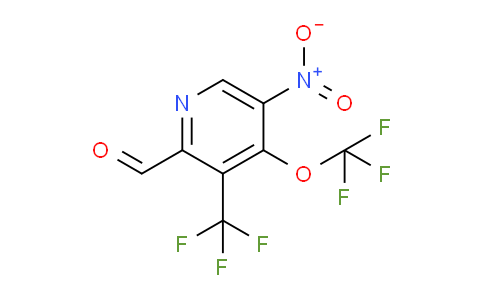 5-Nitro-4-(trifluoromethoxy)-3-(trifluoromethyl)pyridine-2-carboxaldehyde