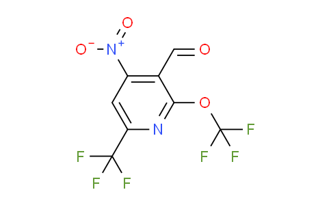 4-Nitro-2-(trifluoromethoxy)-6-(trifluoromethyl)pyridine-3-carboxaldehyde