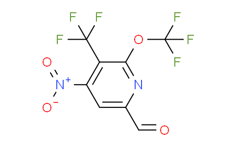 4-Nitro-2-(trifluoromethoxy)-3-(trifluoromethyl)pyridine-6-carboxaldehyde
