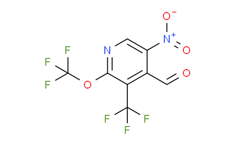 5-Nitro-2-(trifluoromethoxy)-3-(trifluoromethyl)pyridine-4-carboxaldehyde
