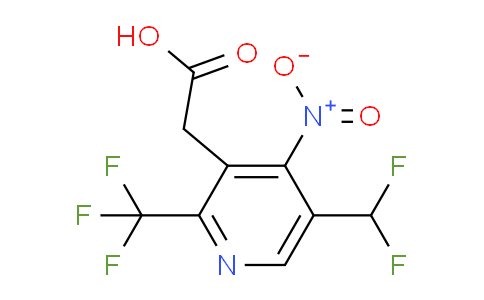 AM68046 | 1361856-24-7 | 5-(Difluoromethyl)-4-nitro-2-(trifluoromethyl)pyridine-3-acetic acid