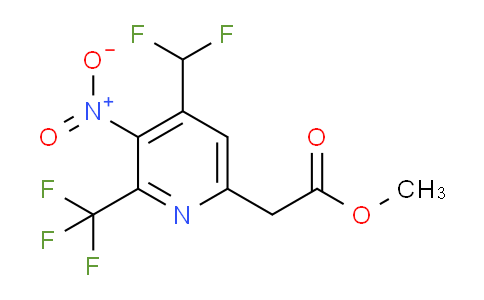 AM68047 | 1361785-25-2 | Methyl 4-(difluoromethyl)-3-nitro-2-(trifluoromethyl)pyridine-6-acetate