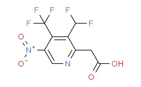3-(Difluoromethyl)-5-nitro-4-(trifluoromethyl)pyridine-2-acetic acid