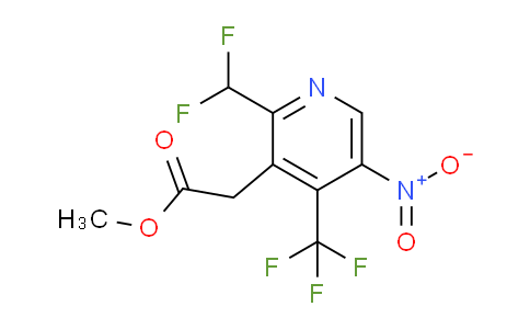 AM68072 | 1361763-90-7 | Methyl 2-(difluoromethyl)-5-nitro-4-(trifluoromethyl)pyridine-3-acetate