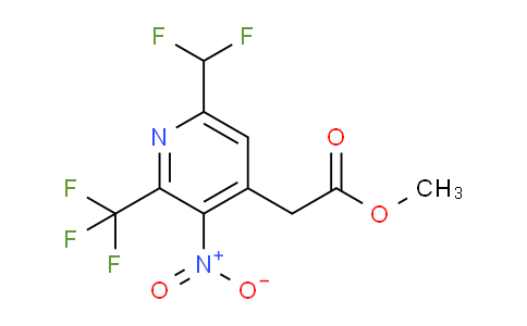 AM68074 | 1361793-18-1 | Methyl 6-(difluoromethyl)-3-nitro-2-(trifluoromethyl)pyridine-4-acetate