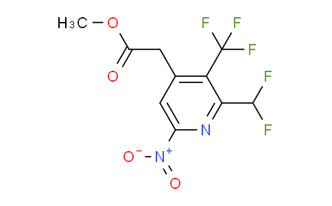 AM68076 | 1361918-73-1 | Methyl 2-(difluoromethyl)-6-nitro-3-(trifluoromethyl)pyridine-4-acetate