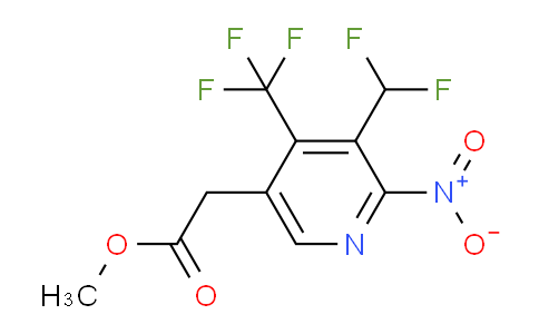 AM68081 | 1361785-10-5 | Methyl 3-(difluoromethyl)-2-nitro-4-(trifluoromethyl)pyridine-5-acetate