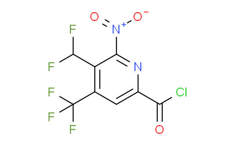 AM68083 | 1361700-25-5 | 3-(Difluoromethyl)-2-nitro-4-(trifluoromethyl)pyridine-6-carbonyl chloride