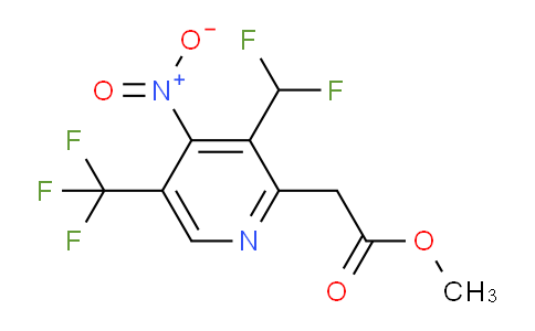 AM68087 | 1361463-48-0 | Methyl 3-(difluoromethyl)-4-nitro-5-(trifluoromethyl)pyridine-2-acetate