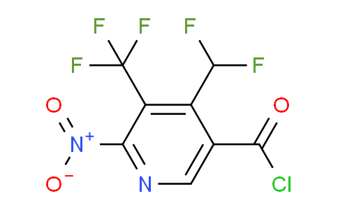 AM68097 | 1361871-78-4 | 4-(Difluoromethyl)-2-nitro-3-(trifluoromethyl)pyridine-5-carbonyl chloride
