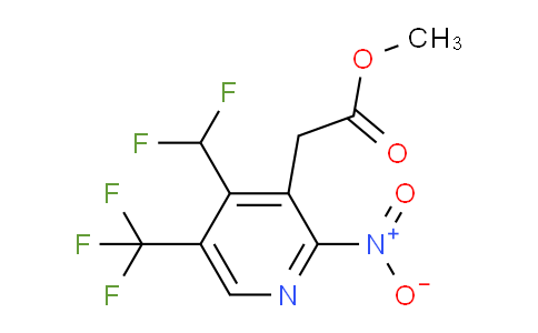 Methyl 4-(difluoromethyl)-2-nitro-5-(trifluoromethyl)pyridine-3-acetate