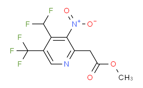 AM68104 | 1361879-45-9 | Methyl 4-(difluoromethyl)-3-nitro-5-(trifluoromethyl)pyridine-2-acetate