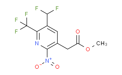 AM68110 | 1361856-48-5 | Methyl 3-(difluoromethyl)-6-nitro-2-(trifluoromethyl)pyridine-5-acetate